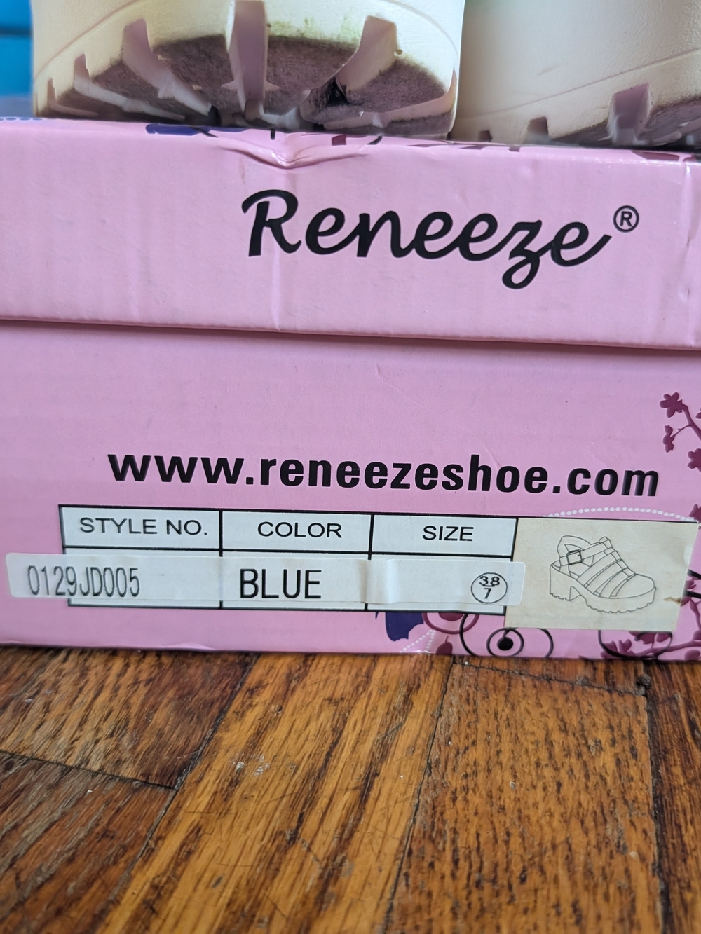 Reneeze Teal Strappy Buckle Sandals for Women - Picture 7 of 7